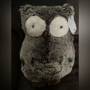 NWT Pottery Barn Teen plush Owl speaker